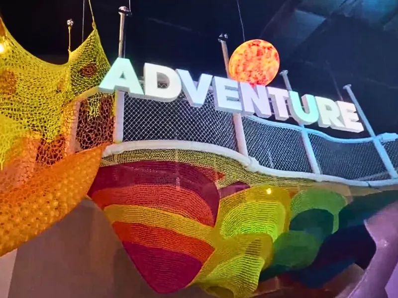 Adventure Trails climbing course at UFOREA